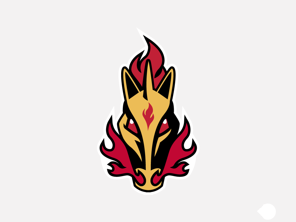 Calgary Flames logo iron on transfers
